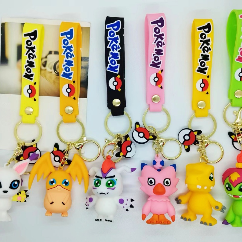Car Accessories In Japan - 디지몬 키체인, 3D 모델 키체인, 애니메이션