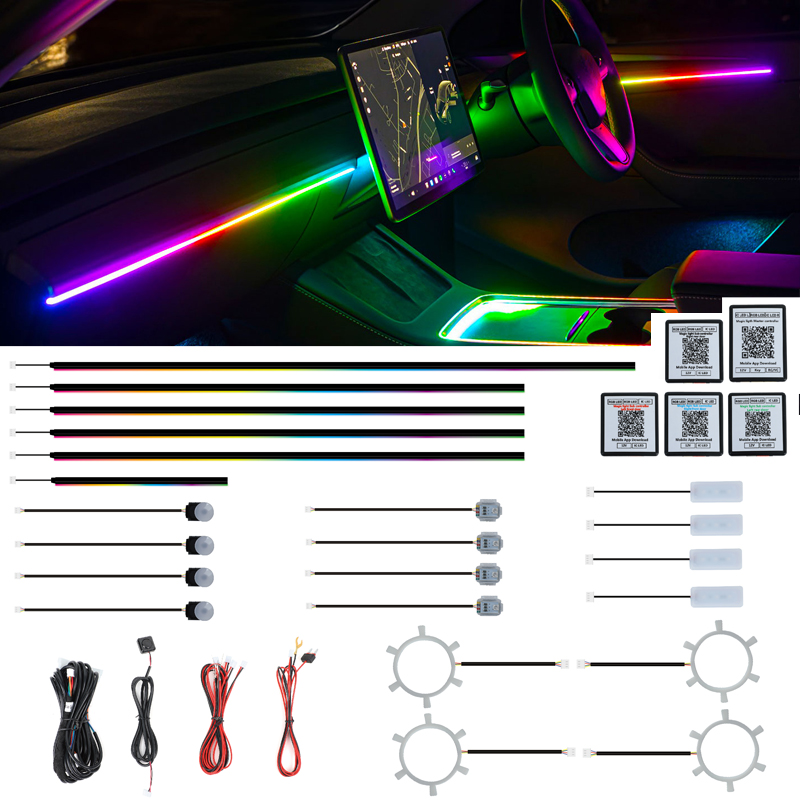 Led Interior Ambient Light - 공장 맞춤형 무드등 간편 설치 심포니