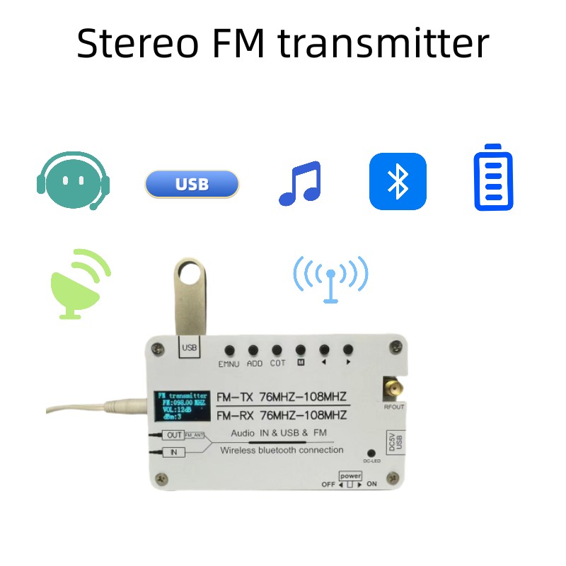 Fm Transmitter - FM 스테레오 송신기, DSP 라디오 방송,