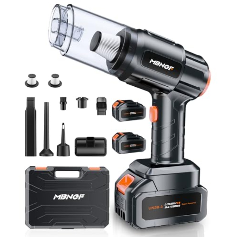 고출력 흡입 블로워 기능을 갖춘 휴대용 무선 자동차 진 - Car Vacuum Cleaner 리뷰 및 가격