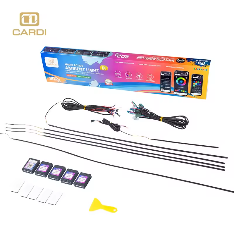 K4 18 1 풀컬러 네온 LED 실내 스트립 범용 6 - Led Interior Ambient Light 리뷰 및 가격