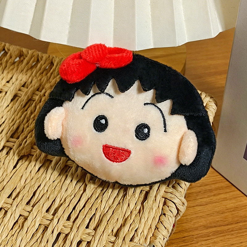 귀여운 치비 마루코짱 플러시 키체인 만화 플러시 장난감 - Car Accessories In Japan 리뷰 및 가격