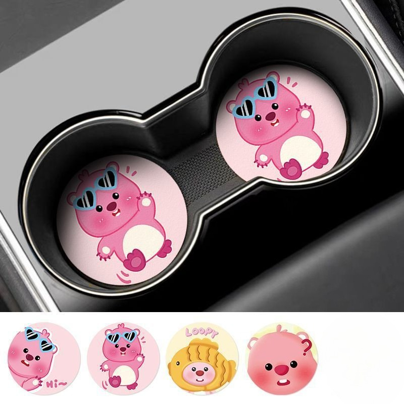 루피 크리에이티브 만화 자동차 코스터 (남아, 여아용) - Car Accessories For Inside 리뷰 및 가격