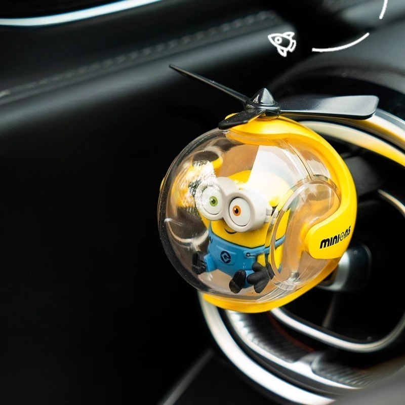 미니언즈 자동차 방향제, 귀여운 만화 캐릭터 자동차 통 - Car Accessories For Inside 리뷰 및 가격
