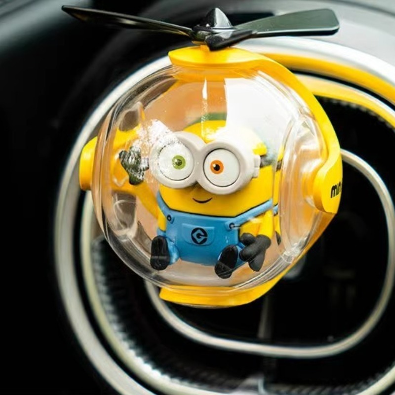 미니언즈 자동차 방향제, 귀여운 만화 캐릭터 자동차 통 - Car Accessories For Inside 리뷰 및 가격
