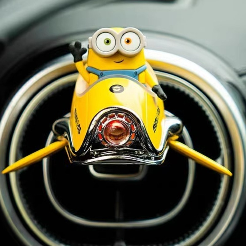 미니언즈 자동차 방향제, 귀여운 만화 캐릭터 자동차 통 - Car Accessories For Inside 리뷰 및 가격