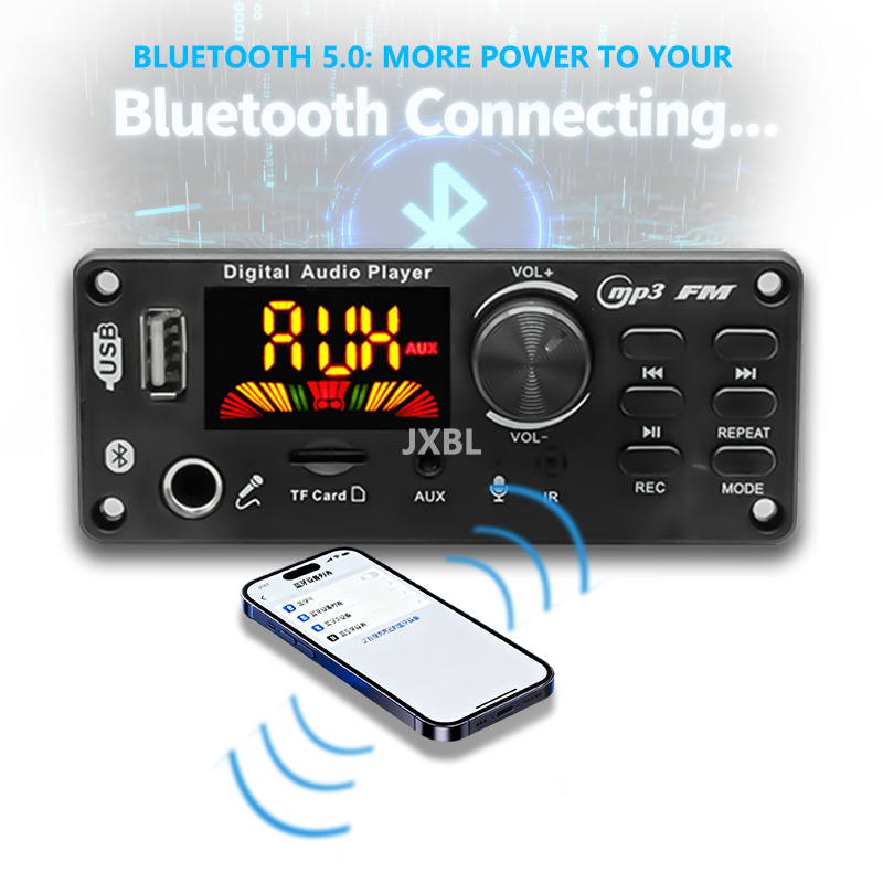 80W 블루투스 5.0 MP3 디코더 보드 2x40W  - Fm Transmitter 리뷰 및 가격