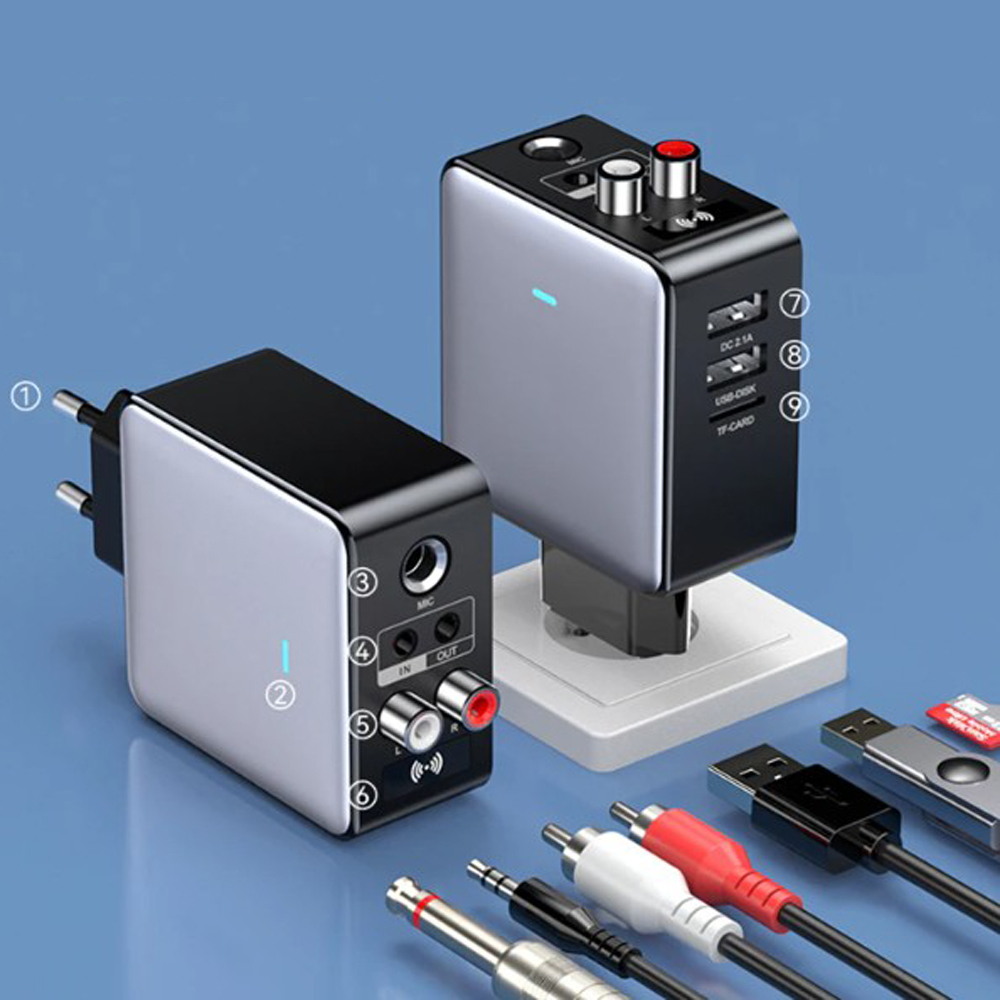 QC 2.0 H6 EU 미국 플러그 듀얼 USB 충전기 - Fm Transmitter 리뷰 및 가격