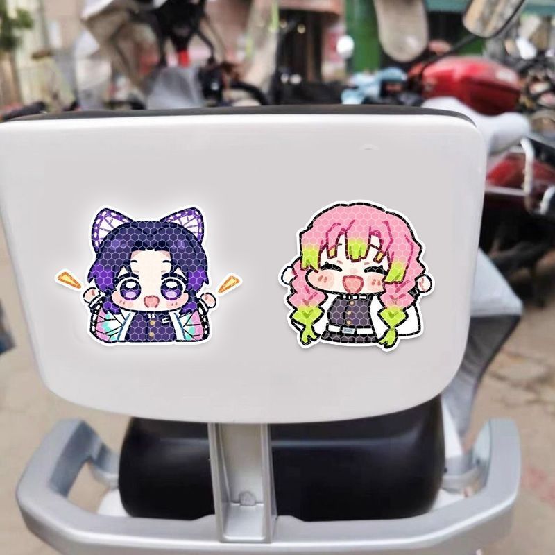 데몬 슬레이어 만화 캐릭터 자동차 반사 스티커, 전기차 - Car Accessories In Japan 리뷰 및 가격