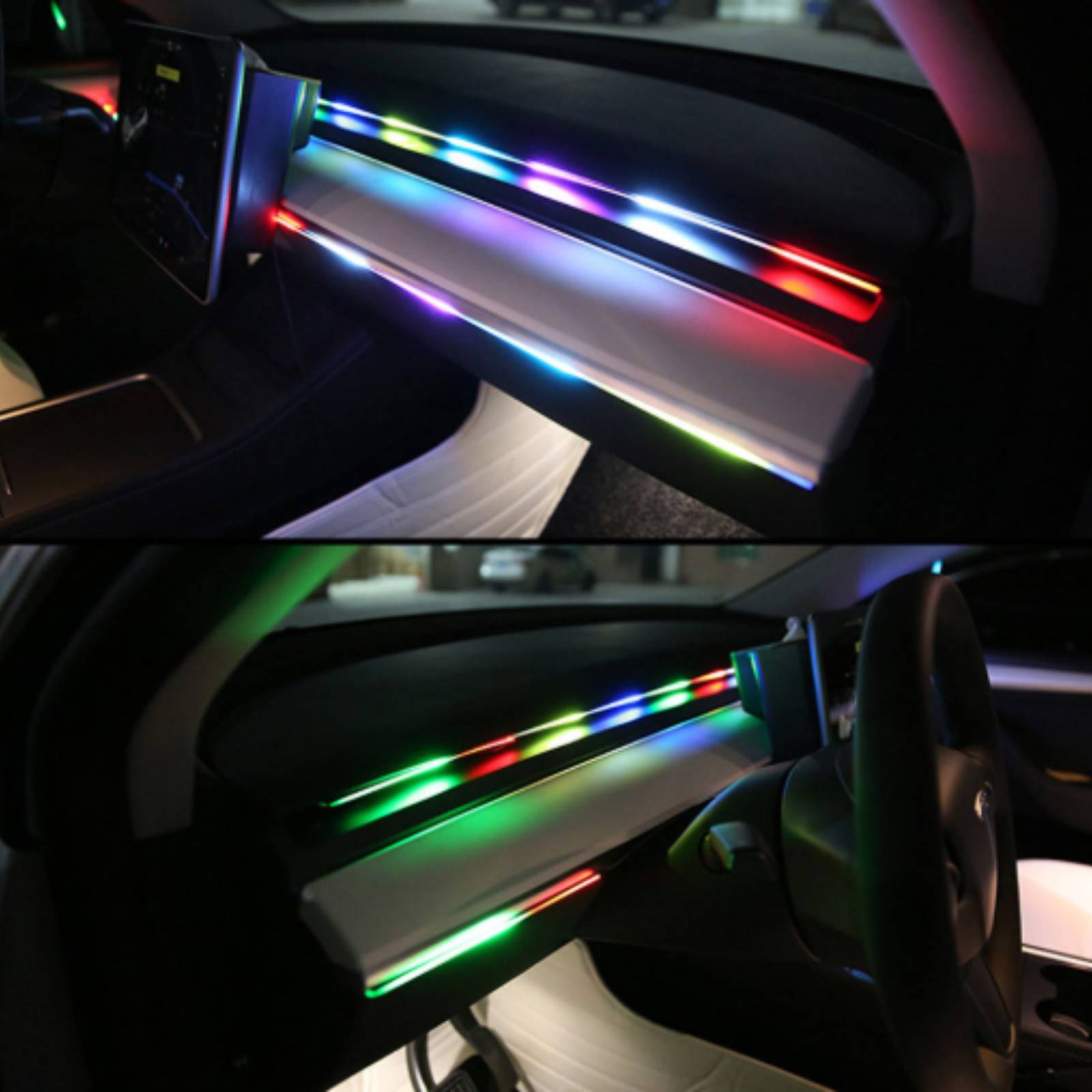 6개 아크릴 차량용 LED 조명 앱 제어 차량 실내 무 - Led Interior Ambient Light 리뷰 및 가격